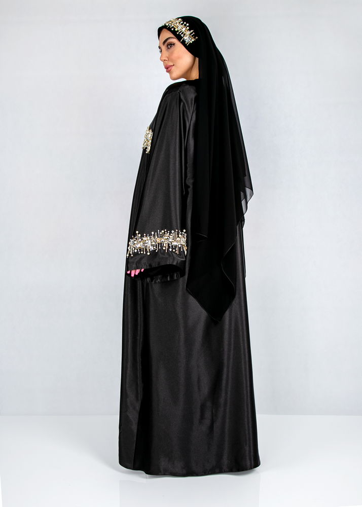 Black Long Abaya Dress